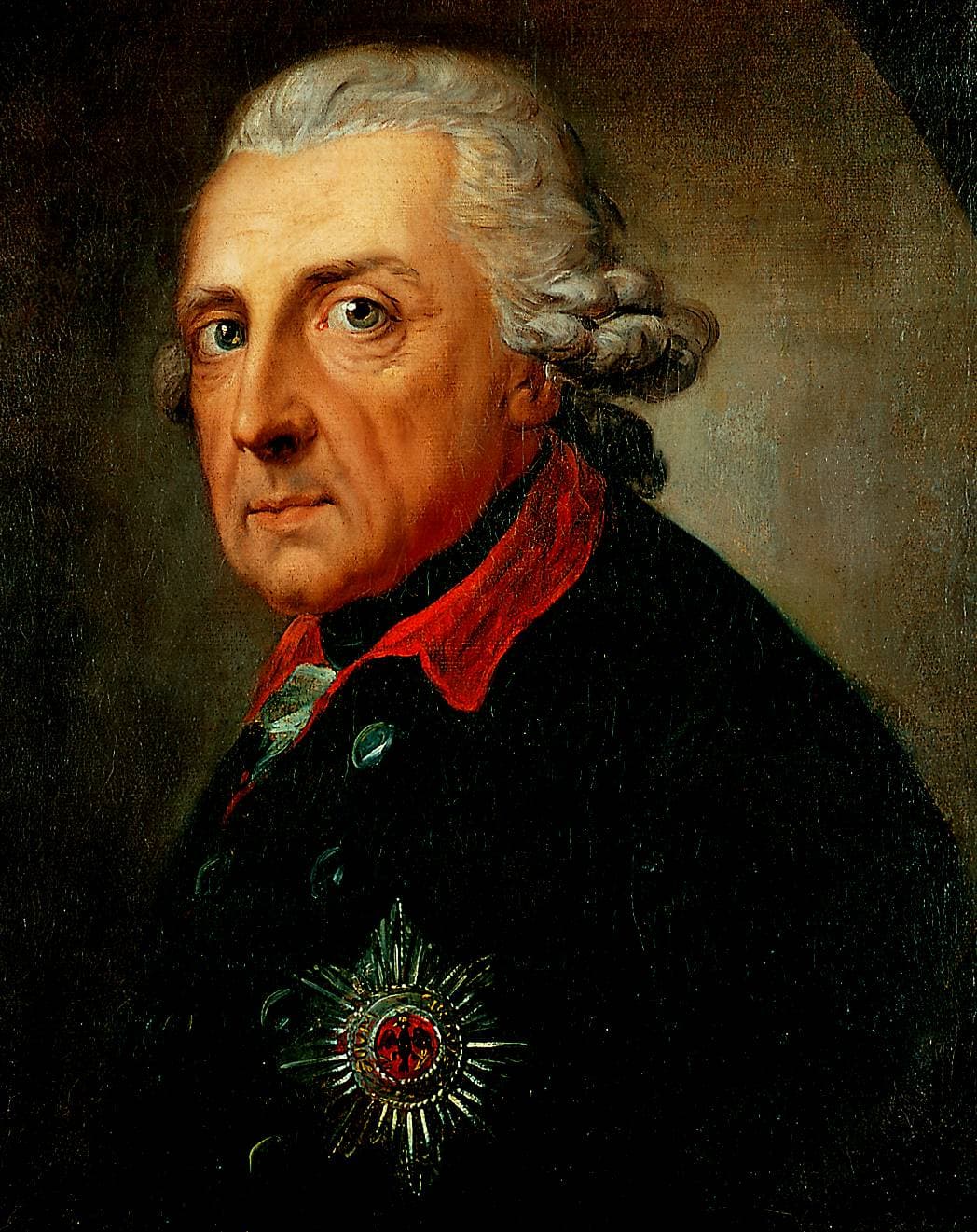 Porträt Friedrichs II. von Preußen von Anton Graff