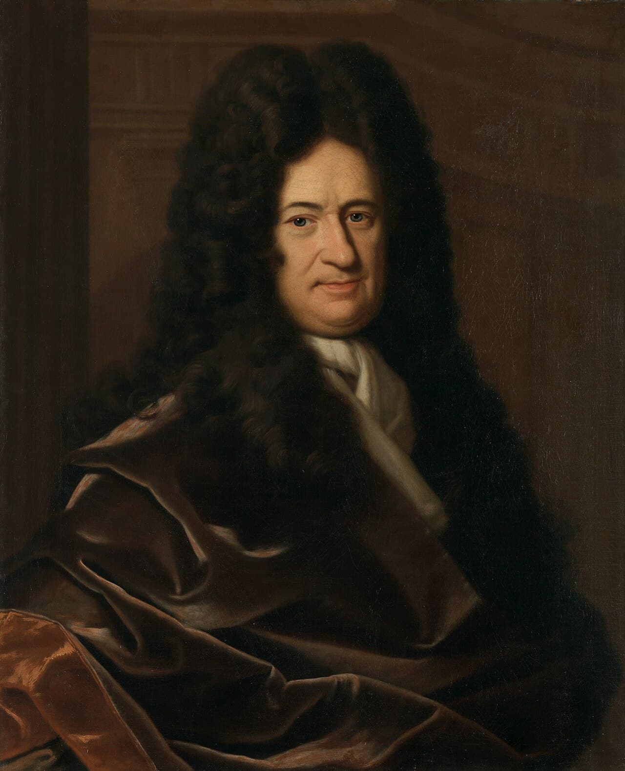 Porträt des Philosophen und Mathematikers Gottfried Wilhelm Leibniz